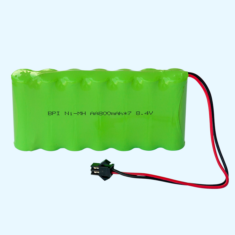 鎳氫8.4V 49AA800mAh*7玩具車充電電池組,安全,循環(huán)壽命長,低內(nèi)阻