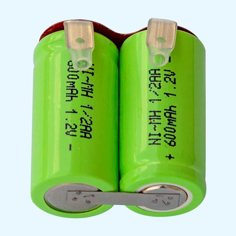 須刀充電電池，1/2AA600mAh*2鎳氫電池組,安全,循環(huán)壽命長,低內(nèi)阻,大電流,小體積