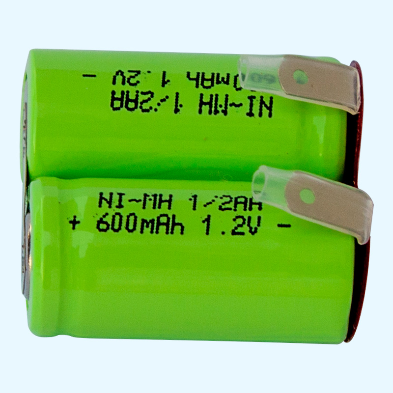 須刀充電電池，1/2AA600mAh*2鎳氫電池組,安全,循環(huán)壽命長,低內(nèi)阻,大電流,小體積